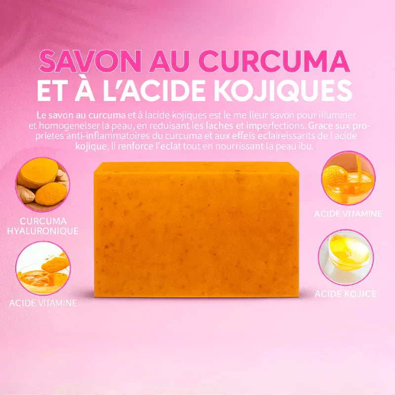 Unifie le teint : Savon Éclaircissant pour un teint lumineux et uniforme