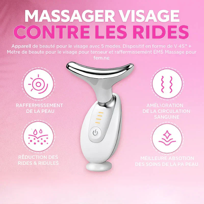 Masseur Anti-âge : Améliorez la fermeté de votre peau et stimulez le collagène