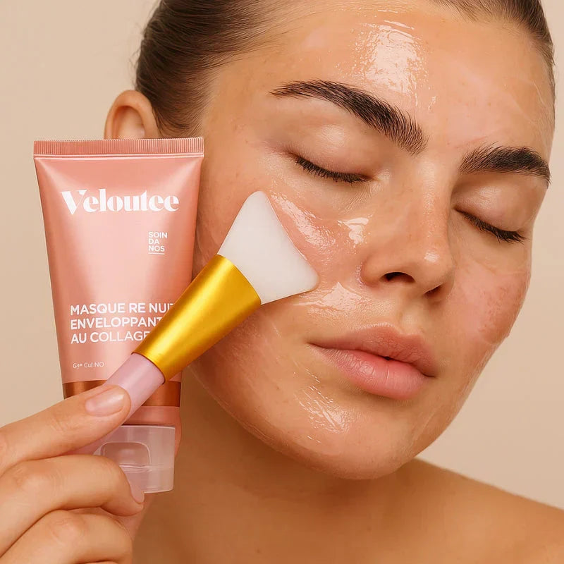 Masque de Nuit au Collagène : Hydratation & Effet Repulpant Naturel