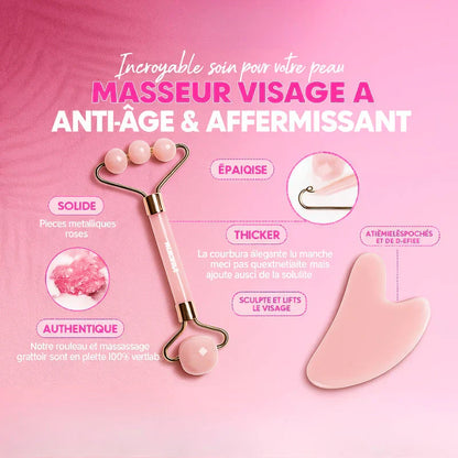 Rouleau de Jade pour un massage facial revitalisant et détox