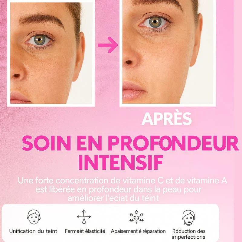 Crème Visage au Vitamine C - Éclat, Hydratation et Elasticité pour Peau Radieuse